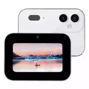 4K CCD Smart Camera Music 64MP Digital Flash Video Camera with 3-inch Touch Screen,3 Camera Lenses(White)