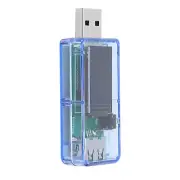 U96 USB Tester Al Voltage Current Power Temperature Testing Charger Tester Blu