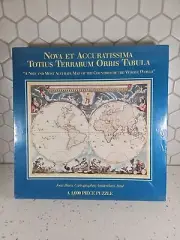 Vintage Nova Et Accuritissima Totius Terrarum Orbis Tabula World Map 1000 Puzzle