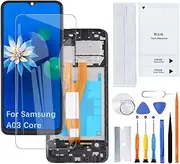 H&LYCYJ Display Screen for Samsung Galaxy A03 Core A032F A032F/DS A032M LCD Screen Replacement Assembly Kit with Frame