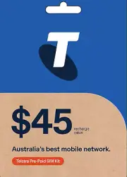 Telstra Prepaid Sim Starter Pack $45