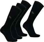 [DeoMed] 2 Pairs Merino Wool Diabetic Knee Socks without Rubber Men's Wool Long Diabetic Socks