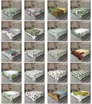 Ambesonne Cacti Print Flat Sheet Top Sheet Decorative Bedding 6 Sizes