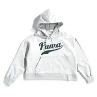 在飛比找momo購物網優惠-【PUMA】流行系列 Puma T長厚連帽T恤 長袖上衣 刷