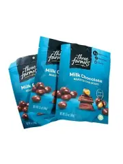 Three Farmers Chocolate Covered Fava Beans Lot Of 3 Bags 3.5 Ounces Snacks Food