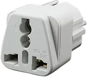 Aexit EU (Distribution electrical) Plug to US UK AU Outlet 220V For AU Universal White Power (71ry339qf444) Adapter Charger