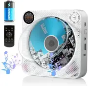 FELEMAN Wall & Tabletop Portable CD player Bluetooth/CD/FM/USB/AUX 5-mode suppor