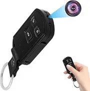 Mini Camera Surveillance Camera, Small Camera Car Key, 1080P HD Portable Micro Video Camera Key Fob Camera Small Night Vision Camera with Motion Sensor