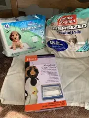 TRAINING PADS FOR DOGS AND PUPPIES 12 ADVANCE, 6 SIMPLE SOLITION, 5 HARTZ
