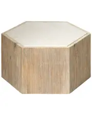 Jamie Young Small Argan Hexagon Table