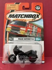 2001 Matchbox Pull Over Police Motorcycle #46