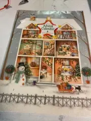 Advent Calendar 24 days 'til Xmas Snow Scene 2023 Perpetual Holiday Countdown G4