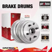 2 Rear Protex Brake Drums for Volkswagen Caravelle Transporter IV T4 (for: Volkswagen)