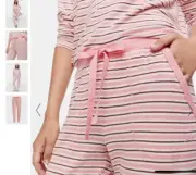 BNWT PETER ALEXANDER PINK STRIPE JERSEY PYJAMA PANT SIZE M