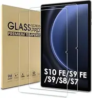 WD&CD 2 Pack Screen Protector Compatible for Samsung Galaxy Tab S9 FE 10.9 Inch, Tempered Glass Film Compatible with Galaxy Tab S9 FE 10.9 Inch【Anti Scratch 】【Anti Bubble】【High Definition】