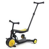 在飛比找e-Payless百利市購物中心優惠-BabyBabe 三合一平衡三輪車附手拉桿(平衡車、滑步車)