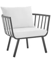 Modway Outdoor Riverside Outdoor Patio Aluminum Armchair
