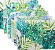Cinnamon Tropical Leaves Placemats