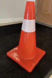Weighted Base PVC Safety Cones, 8 x 30” **Brand New**