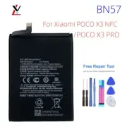 For Xiaomi Poco X3 NFC M2007J20CG M2007J20CT Replacement BN57 Battery Tool