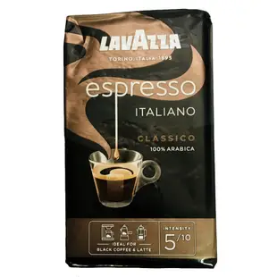 LAVAZZA Caffe Espresso 黑牌咖啡粉(鋁箔包2包)