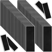 100 Pcs Black Fingerboard Foam Grip Tape 110 mm x 36 mm - Deck Stickers for Fingerboards and Skateboards