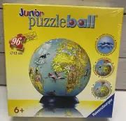 Ravensburger Junior Puzzleball Children’s Globe 96 Pieces 3D Puzzle New Sealed