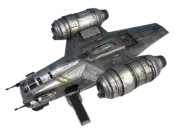 Built model The Mandalorian Razor Crest 1/72 Star Wars - pre order