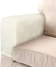Couch Arm Covers Thickened Non-Slip Protector Universal Soft Warm Furniture Protector for Chair Sofa Couches Recliner(Cream,4PCS)