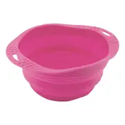 Beco Collapsible Travel Dog Bowl Dishwasher Safe Pink Small