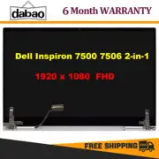 for Dell Inspiron 7500 7506 2-in-1 LCD 15.6 FHD Touch LCD Screen Assembly RYKP9