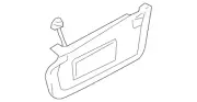OEM NEW 2003-2006 Mazda 6 Sun Visor Left Side Hatchback Gray GK2E-69-320E-77 (for: Mazda)