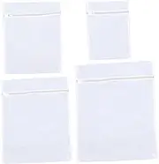 Parliky 4pcs Mesh Laundry Bags Washing Machine Bags for Clothes Including Small Medium Large and Extra Large Prevents Deformation for Delicate Items and Sorting Laundry