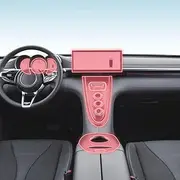 Kaecad Car Interior Film Dashboard Piano Board Shift Center Console Anti-Scratch Transparent TPU Protection Film Accessories，For GWM Ora 07 2022-2024 (GPS navigation film)