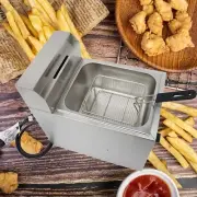 6L/1.5 gal Commercial Gas Fryer Funnel Cake Fryer for Fries or Fried Chicken