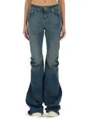 Hollywood Bias Bootcut Denim Pants 25,26,27,28 Blue