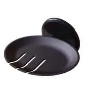 5Pcs Wall-mounted Soap Rack Bathroom Shower Sponge Storage Holder Tray Suction Cup Soap Box