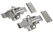2 x Southco Stainless Steel,Spring Loaded Toggle Latch, 86.5 x 52.3 x 19.8mm