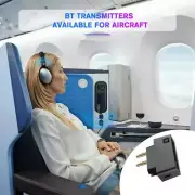 [Upgraded] AK3046E Wireless Transmitter For Use on Airplanes, Bluetooth 5.0^US8