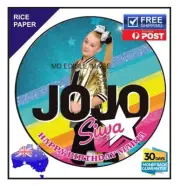 JOJO SIWA PERSONALISED EDIBLE Rice Paper BIRTHDAY CAKE TOPPER IMAGE 19cm