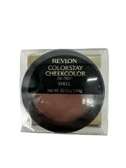 RARE Revlon Colorstay Cheekcolor Oil-Free Blush Discontinued SHELL Shade 0.28 oz