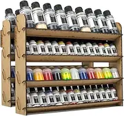 Paint Rack Vallejo Citadel Paint Stand Pack Tabletop Vallejo Citadel Colour Storage Model Paint Rack Organiser for Hobby Zone Brush Paint Station Model Building Tools (2 x Universal)