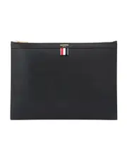 Thom Browne Logo Printed Document Holder One size black