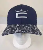 Cobra Men's Crown C Blue Camo Golf Hat Snapback New With All Tags Military Style