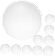 Healvian 10pcs Magnifying Lens Magnifying Mirror Magnifying Glasses Magnifier Convex Lens Accessories Magnification Lens Clear Lens Magnifying Accessories Acrylic Transparent