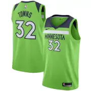 Karl Anthony Towns #32 Minesotta Timberwolves Statement Swingman Jersey Size L