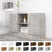 Vitrine Cabinet Storage Home Organiser Multi Colours Multi Materials vidaXL
