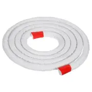 6.57ft x 0.51 inch Ceramic Fiber Rope Round Braided Rope Gasket Seal White