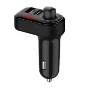 Car FM Bluetooth 5.0 MP3 Player Navigation Transmitter Double USB 5V 3.1A Car Charger