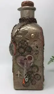 Altered Steampunk Bottle